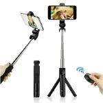 Picture of Bluetooth Selfie Stick Tripod – Extendable Monopod with Wireless Remote for iPhone & Samsung