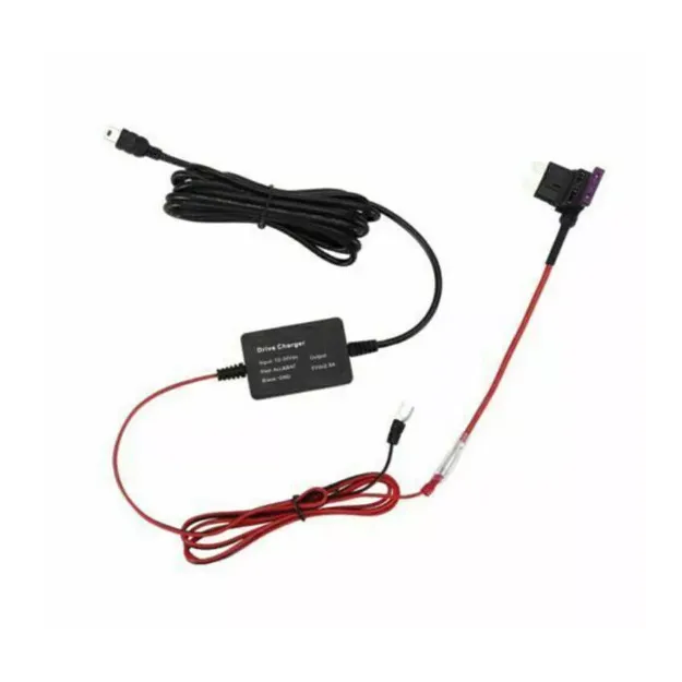 Picture of Universal Mini USB Dash Cam Hardwire Kit – 12V-24V to 5V 3A Hard Wire Cable with Fuse for Car DVR