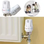 Picture of 3PCS TRV Thermostatic Radiator Valve Heads, Energy-Saving Heating Control for Home & Office