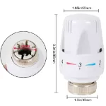 Picture of 3PCS TRV Thermostatic Radiator Valve Heads, Energy-Saving Heating Control for Home & Office