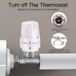 Picture of 3PCS TRV Thermostatic Radiator Valve Heads, Energy-Saving Heating Control for Home & Office