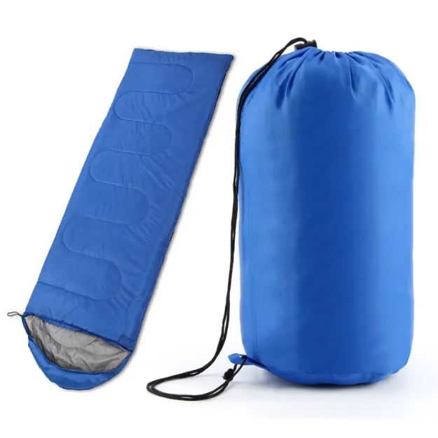 Picture of 4-Season Single Sleeping Bag – Rectangular Zip-Up Lightweight Camping Bed for Kids & Adults