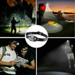 Picture of Super Bright Waterproof LED Head Torch – USB Rechargeable Headlamp for Fishing, Camping & Outdoor Use