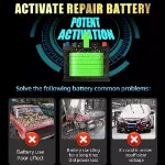 Picture of Smart 12V Car Battery Charger & Automatic Jump Starter – Pulse Repair for AGM/GEL Batteries