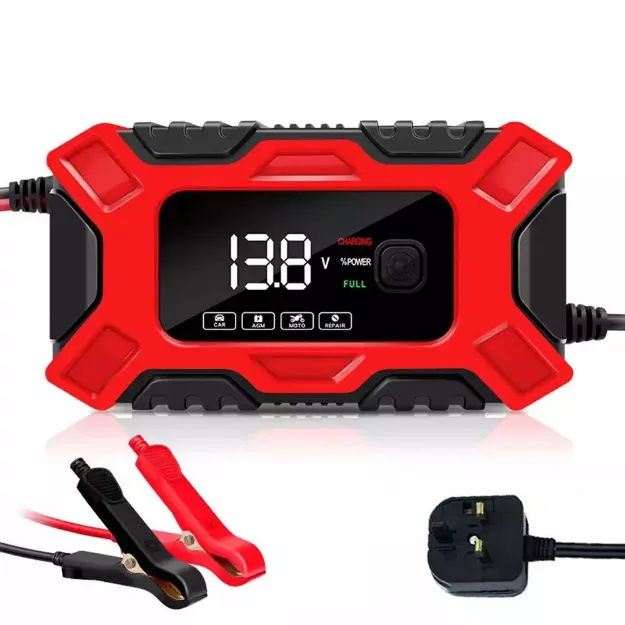 Picture of Smart 12V Car Battery Charger & Automatic Jump Starter – Pulse Repair for AGM/GEL Batteries