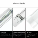 Picture of 4-Pack 4FT LED Shop Lights,  6500K Daylight Ceiling Fixtures for Garage, Workshop, and Basement