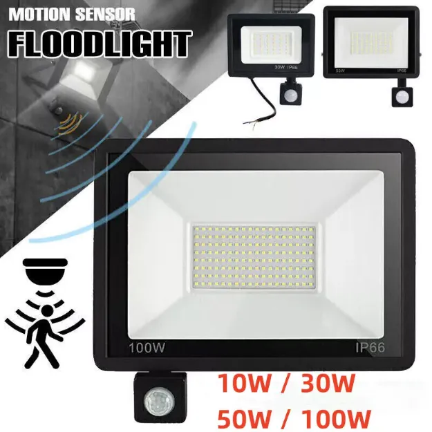 Picture of Waterproof LED PIR Motion Sensor Security Floodlight , Outdoor Garden & Driveway Light