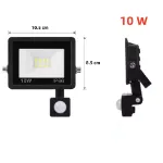 Picture of Waterproof LED PIR Motion Sensor Security Floodlight , Outdoor Garden & Driveway Light