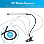 Picture of USB Clip-On LED Desk Lamp , Flexible Clamp Light for Reading, Bedside, and Night Use