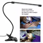 Picture of USB Clip-On LED Desk Lamp , Flexible Clamp Light for Reading, Bedside, and Night Use