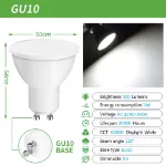 Picture of 10x LED GU10 Light Bulbs – 5W/7W Energy-Saving Spotlights, Warm & Cool White, 120° Beam Angle