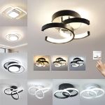 Picture of Modern Square LED Ceiling Pendant Light, Stylish & Energy-Efficient Fixture for Bathroom, Kitchen & Bedroom