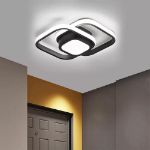 Picture of Modern Square LED Ceiling Pendant Light, Stylish & Energy-Efficient Fixture for Bathroom, Kitchen & Bedroom