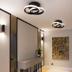 Picture of Modern Square LED Ceiling Pendant Light, Stylish & Energy-Efficient Fixture for Bathroom, Kitchen & Bedroom