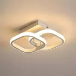 Picture of Modern Square LED Ceiling Pendant Light, Stylish & Energy-Efficient Fixture for Bathroom, Kitchen & Bedroom