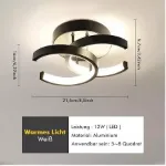 Picture of Modern Square LED Ceiling Pendant Light, Stylish & Energy-Efficient Fixture for Bathroom, Kitchen & Bedroom