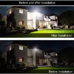 Picture of 100W LED Motion Sensor Floodlight,  Outdoor Security Spotlight for Garden & Driveway