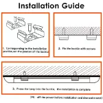 Picture of LED Batten Ceiling Tube Light,  Low Profile Strip Light 6500K (2FT-6FT)