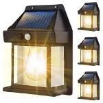 Picture of LED Solar-Powered Motion Sensor Wall Light, Outdoor Garden Security Lamp