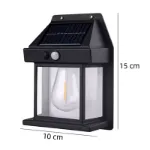 Picture of LED Solar-Powered Motion Sensor Wall Light, Outdoor Garden Security Lamp