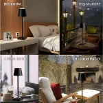 Picture of Cordless Rechargeable LED Table Lamp, Dimmable Night Light for Home & Decor