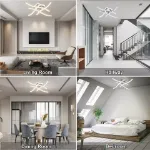 Picture of Modern LED Ceiling Chandelier,  Stylish Pendant Light for Living Room & Bedroom