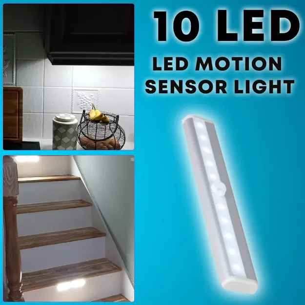 Picture of Wireless LED Motion Sensor Light,  Under Cabinet, Closet, Kitchen Counter Night Lamp