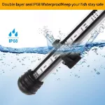 Picture of Submersible RGB LED Aquarium Light Bar with Remote,  Waterproof Fish Tank Lighting with UK Plug