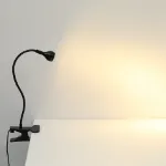 Picture of USB Clip-On LED Desk Lamp, Flexible Clamp Reading Light for Bedside, Table & Office