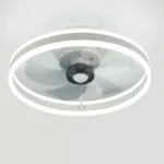 Picture of Modern LED Ceiling Fan Light,  Dimmable Chandelier with Remote Control for Living Room & Bedroom