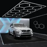 Picture of 14-Piece Hexagon LED Lighting Kit, Ultra-Bright Garage, Workshop & Showroom Illumination