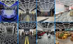 Picture of 14-Piece Hexagon LED Lighting Kit, Ultra-Bright Garage, Workshop & Showroom Illumination