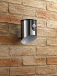 Picture of Wireless Battery-Operated LED Motion Sensor Wall Light, IP44 Waterproof Cylinder Sconce for Outdoor Security