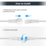 Picture of 3-Way Splitter Connector for Christmas Lights, Waterproof 2-Pin Y Connector for Outdoor LED Fairy Lights, G40 Globe Lights, and Garden Décor