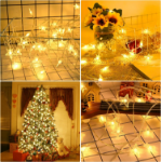 Picture of Star Fairy Lights,  3M 20 LED Battery Operated String Lights with Timer, IP65 Waterproof Warm White Décor for Christmas, Weddings, and Parties