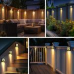 Picture of Solar-Powered LED Fence Lights ,  Outdoor Garden, Step, Door & Wall Lights (4-Pack)