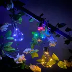 Picture of Hanging Solar-Powered LED Light Bulb with Clip, Outdoor Garden & Camping Lamp