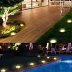 Picture of LED Solar Ground Lights  Outdoor Waterproof Decking & Pathway Lamps for Garden, Lawn & Patio