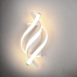 Picture of  Modern LED Wall Light, 22W Elegant Spiral Wall Lamp for Bedroom, Living Room, Hallway & Hotel