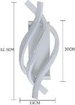 Picture of  Modern LED Wall Light, 22W Elegant Spiral Wall Lamp for Bedroom, Living Room, Hallway & Hotel