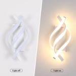 Picture of  Modern LED Wall Light, 22W Elegant Spiral Wall Lamp for Bedroom, Living Room, Hallway & Hotel