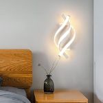 Picture of  Modern LED Wall Light, 22W Elegant Spiral Wall Lamp for Bedroom, Living Room, Hallway & Hotel