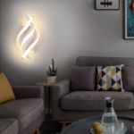 Picture of  Modern LED Wall Light, 22W Elegant Spiral Wall Lamp for Bedroom, Living Room, Hallway & Hotel