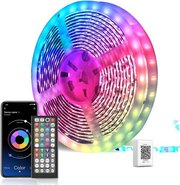 Picture of 30M LED Strip Lights Ultra-Long RGB LED Light Strip with Music Sync & App Control