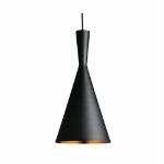 Picture of Industrial Pendant Light with Black & White Shade,  Ceiling Hanging Lamp for Kitchen & Dining