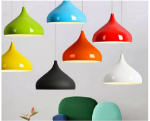 Picture of Modern Pendant Light, Retro Ceiling Lamp Shade Chandelier Hanging Fixture