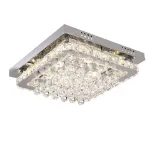 Picture of Luminous Cascade Crystal LED Chandelier,  Modern Flush Mount Ceiling Light