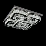 Picture of Luminous Cascade Crystal LED Chandelier,  Modern Flush Mount Ceiling Light