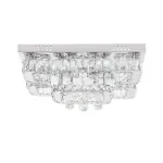 Picture of Luminous Cascade Crystal LED Chandelier,  Modern Flush Mount Ceiling Light