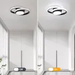 Picture of Luminous Halo LED Ceiling Light , Sleek Modern Ceiling Chandelier for Home & Office